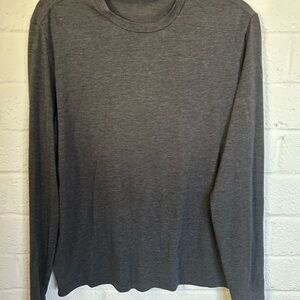 lululemon athletica men’s Gray Long Sleeve Tee